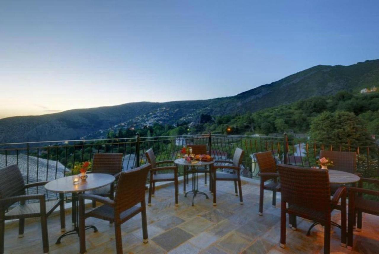Erofili Hotel & Suites Portaria  Bagian luar foto