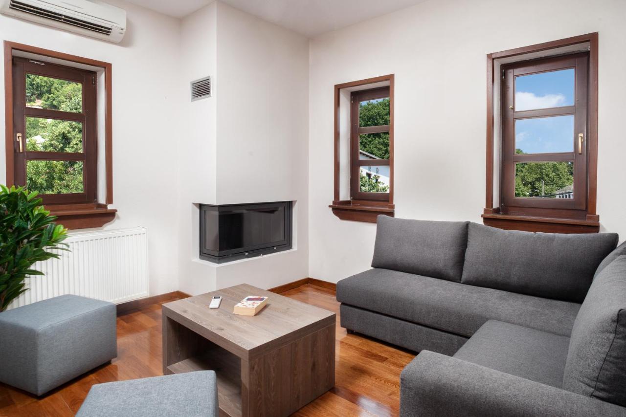 Erofili Hotel & Suites Portaria  Bagian luar foto