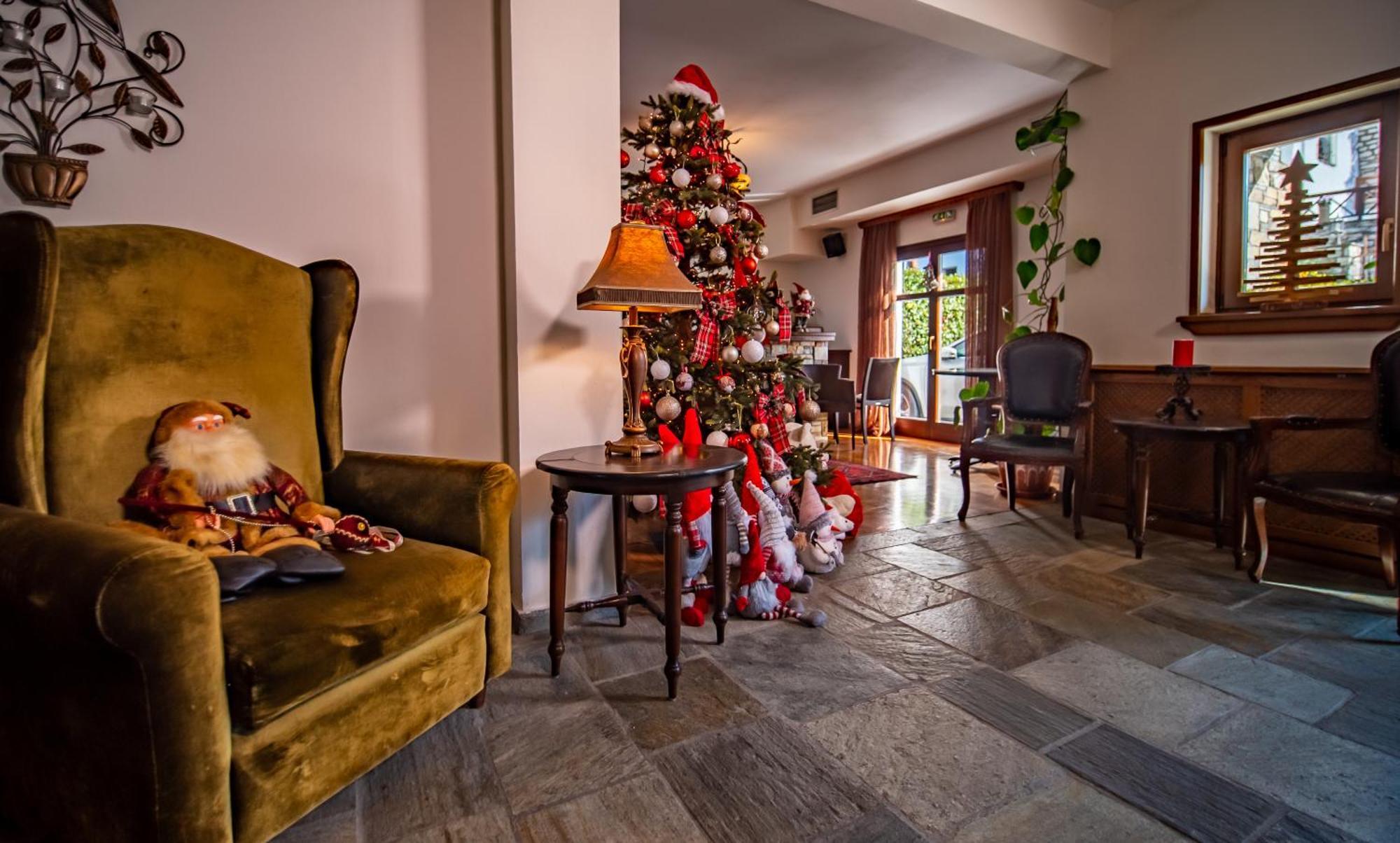 Erofili Hotel & Suites Portaria  Bagian luar foto