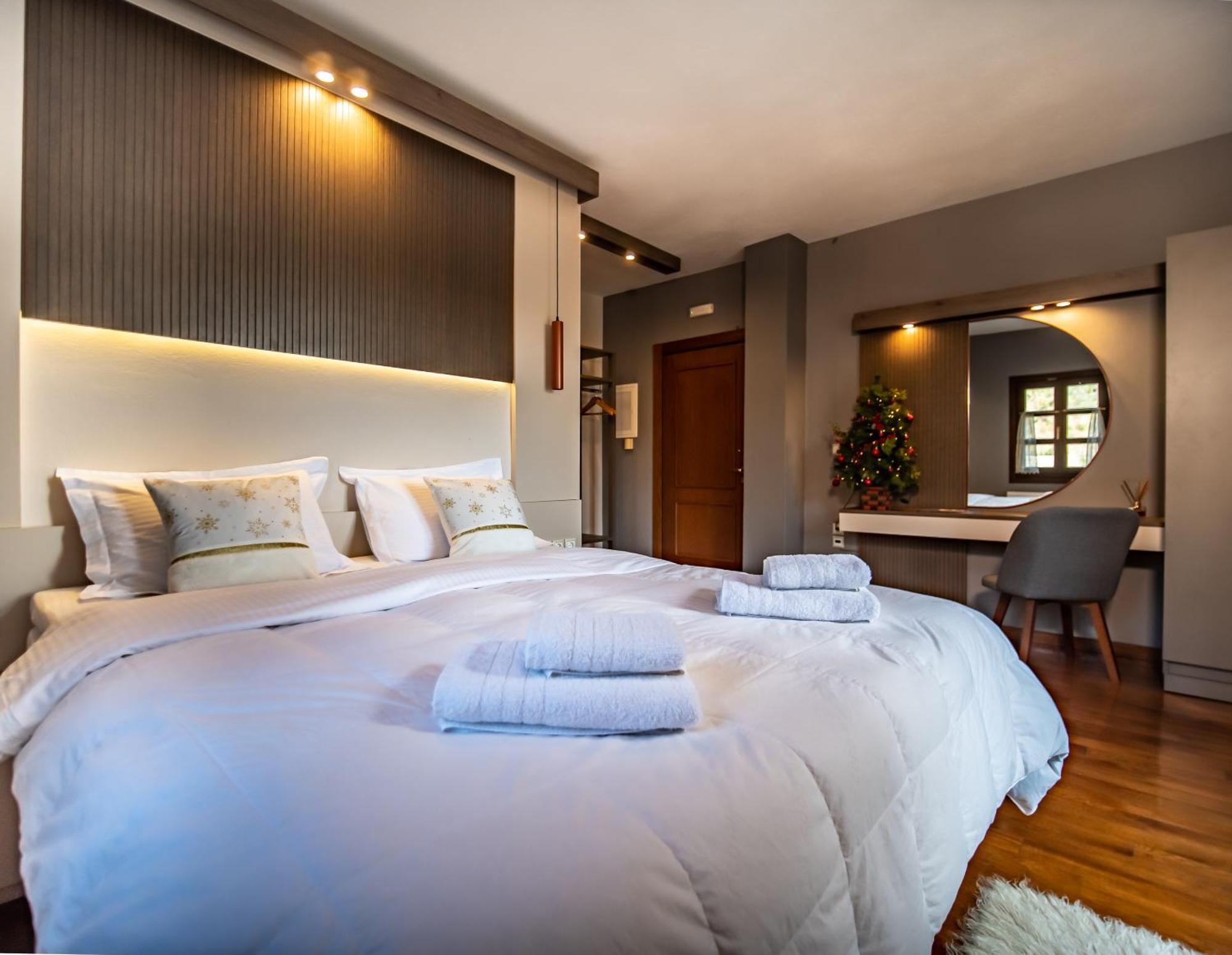 Erofili Hotel & Suites Portaria  Bagian luar foto
