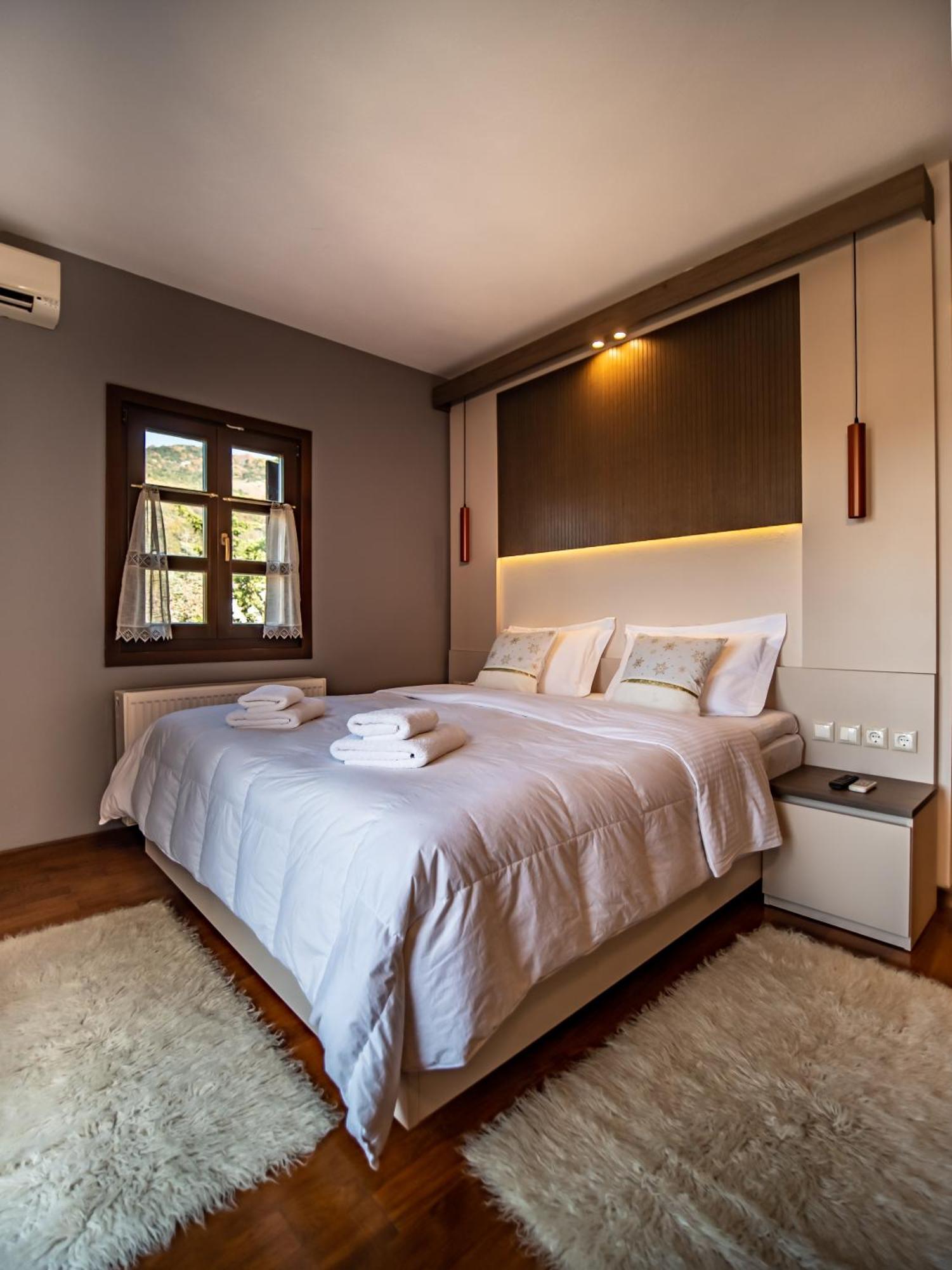 Erofili Hotel & Suites Portaria  Bagian luar foto